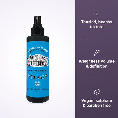 American Barber Sea Salt Texture Spray 200ml