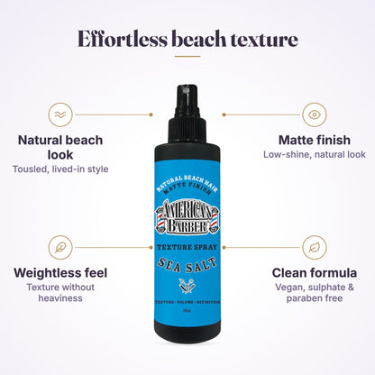 American Barber Sea Salt Texture Spray 200ml