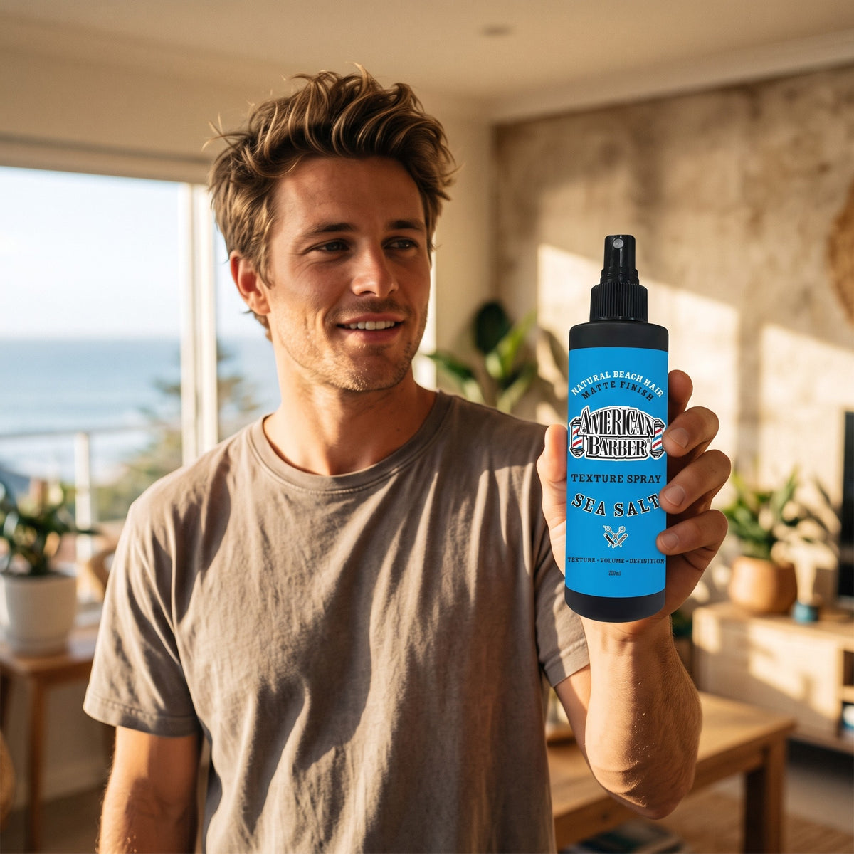 American Barber Sea Salt Texture Spray 200ml