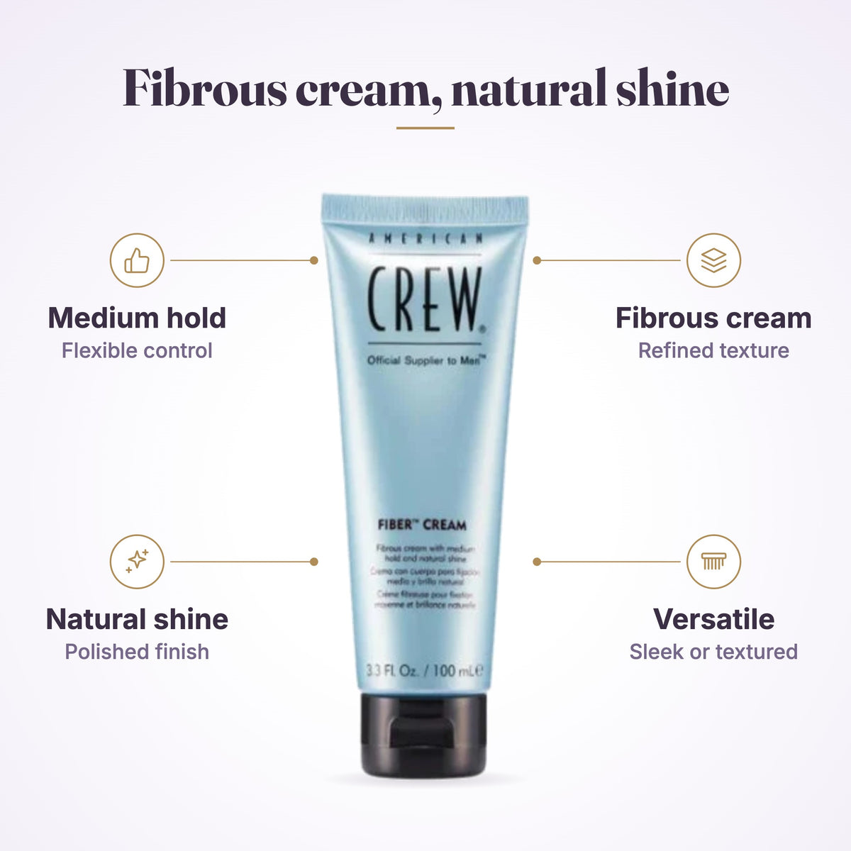 American Crew Fiber Cream 100ml, view 5