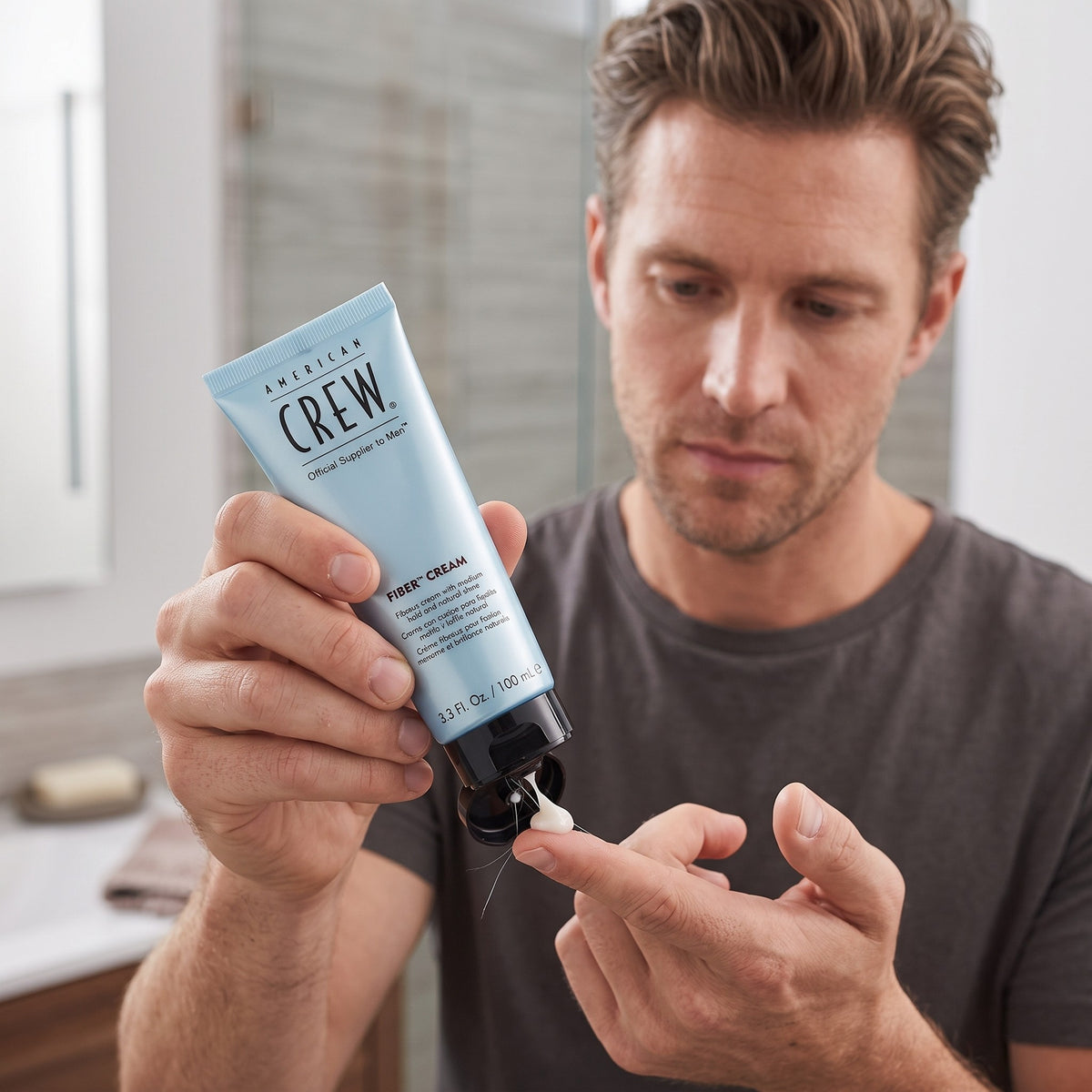 American Crew Fiber Cream 100ml, view 4