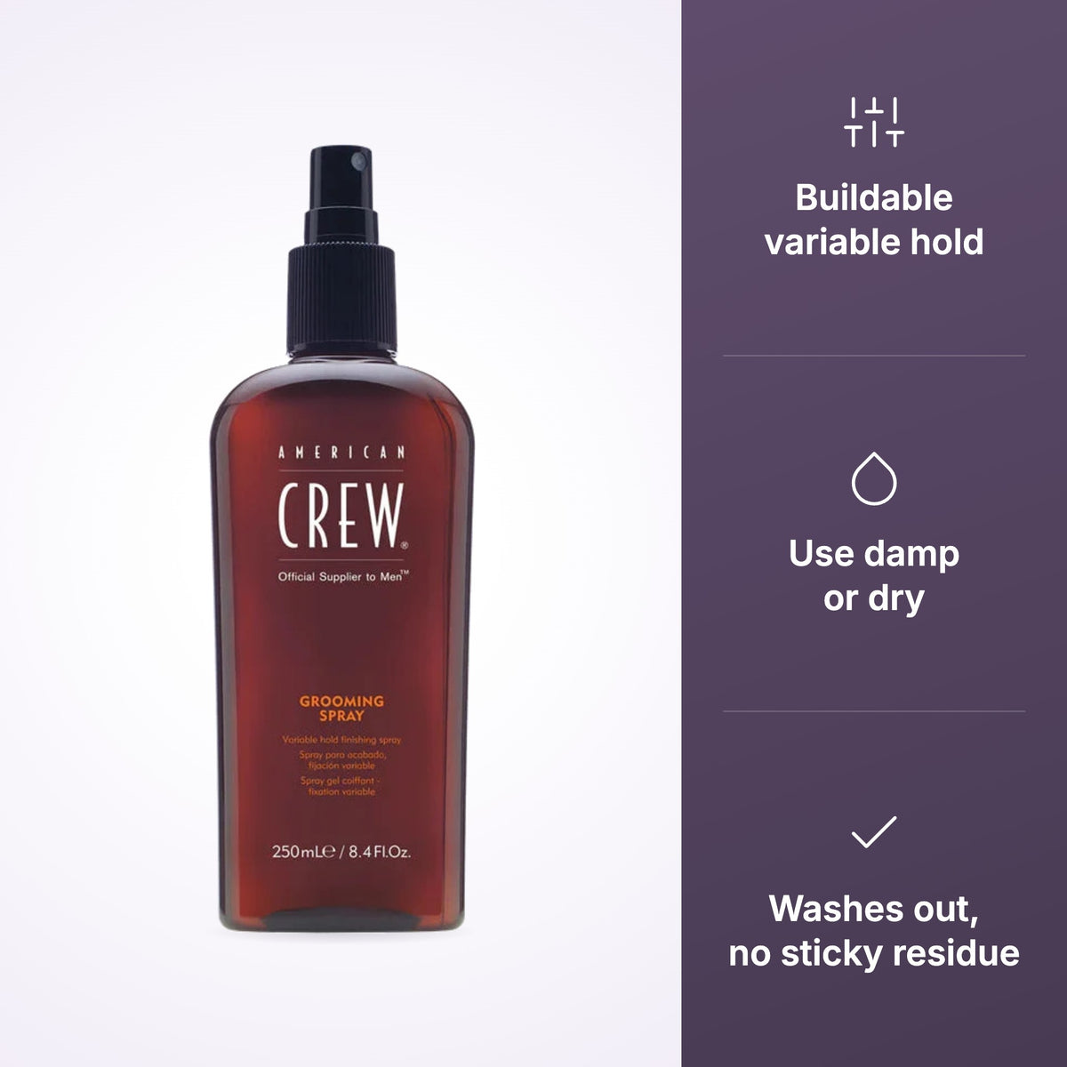 American Crew Grooming Spray 250ml bottle