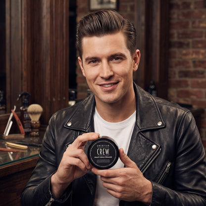 American Crew Heavy Hold Pomade 85g – Strong Hold Hair Styling Pomade lifestyle image