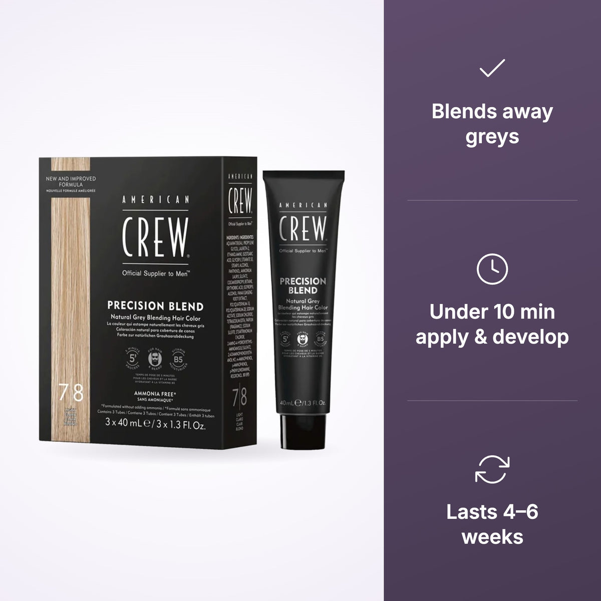 American Crew Precision Blend Light 3x40ml