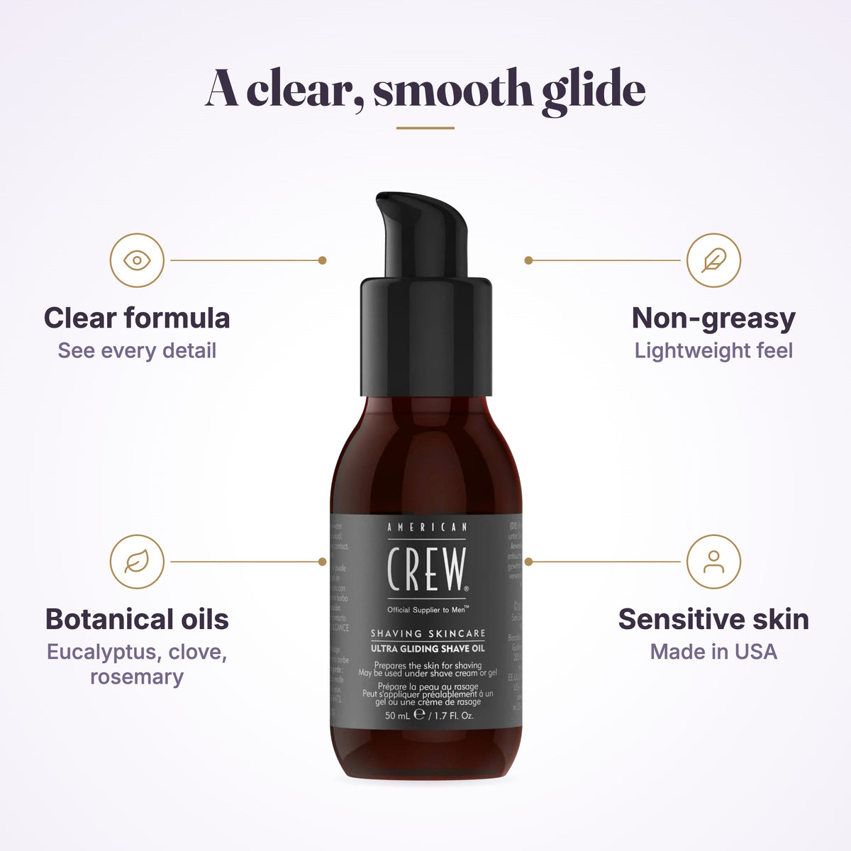 American Crew Ultra Gliding Shave Oil 50ml