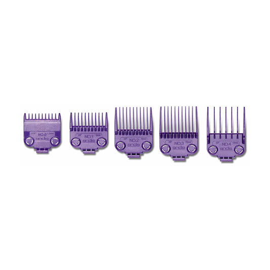 Andis Magnetic Attachment Comb Set 5pc (No.0, 1, 2, 3, 4) - MV hair and beauty