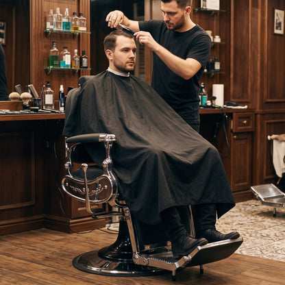 Armin Barber Chair Chrome 8801, view 3