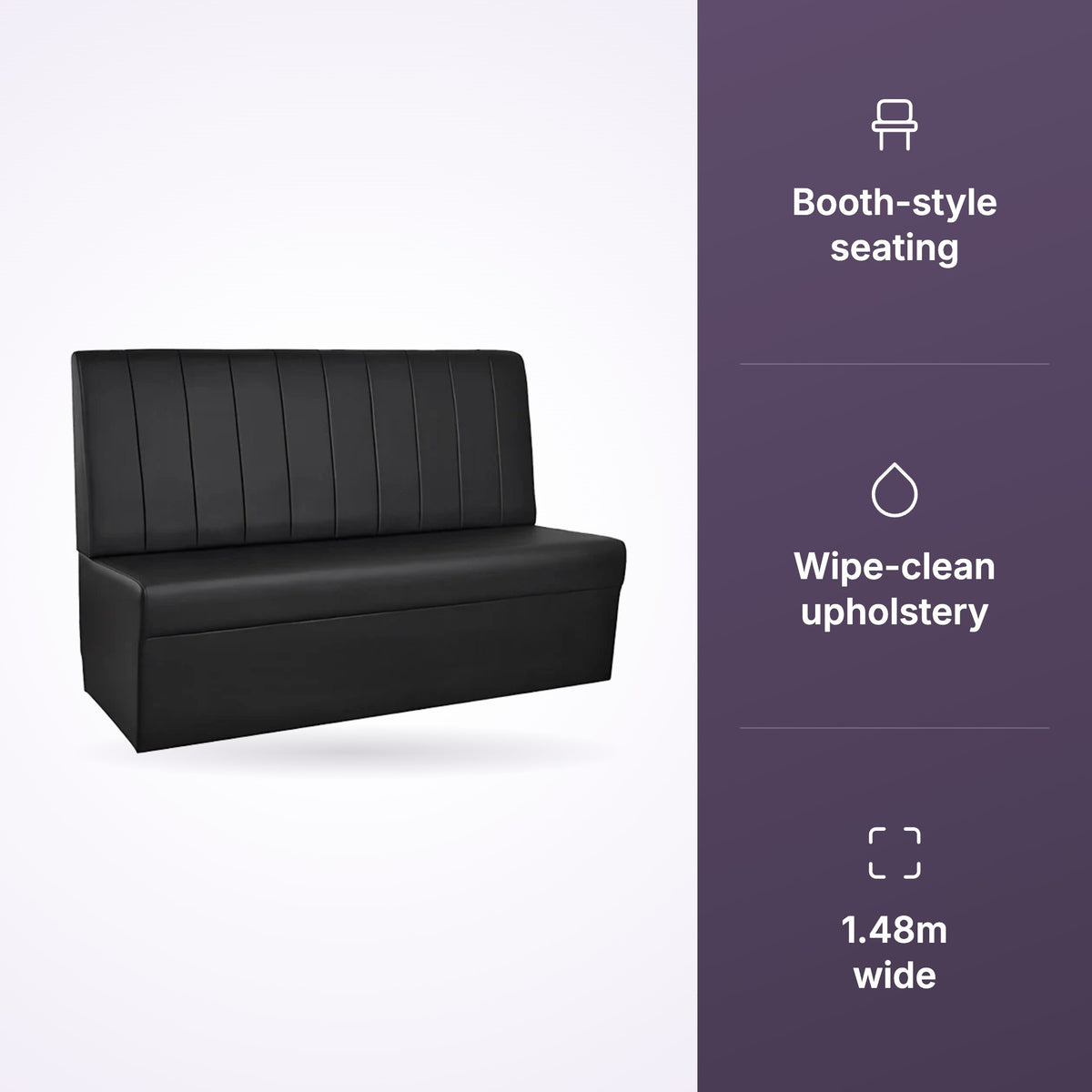 Booth Waiting Lounge WS-06, 1.48m