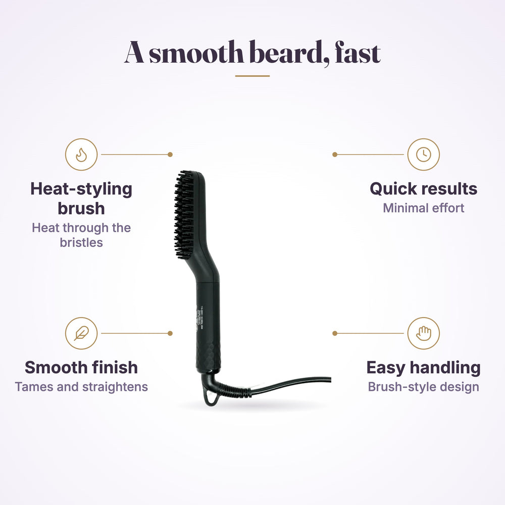 Bravo Beard Straightening Brush - key features