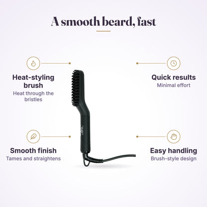 Bravo Beard Straightening Brush - key features