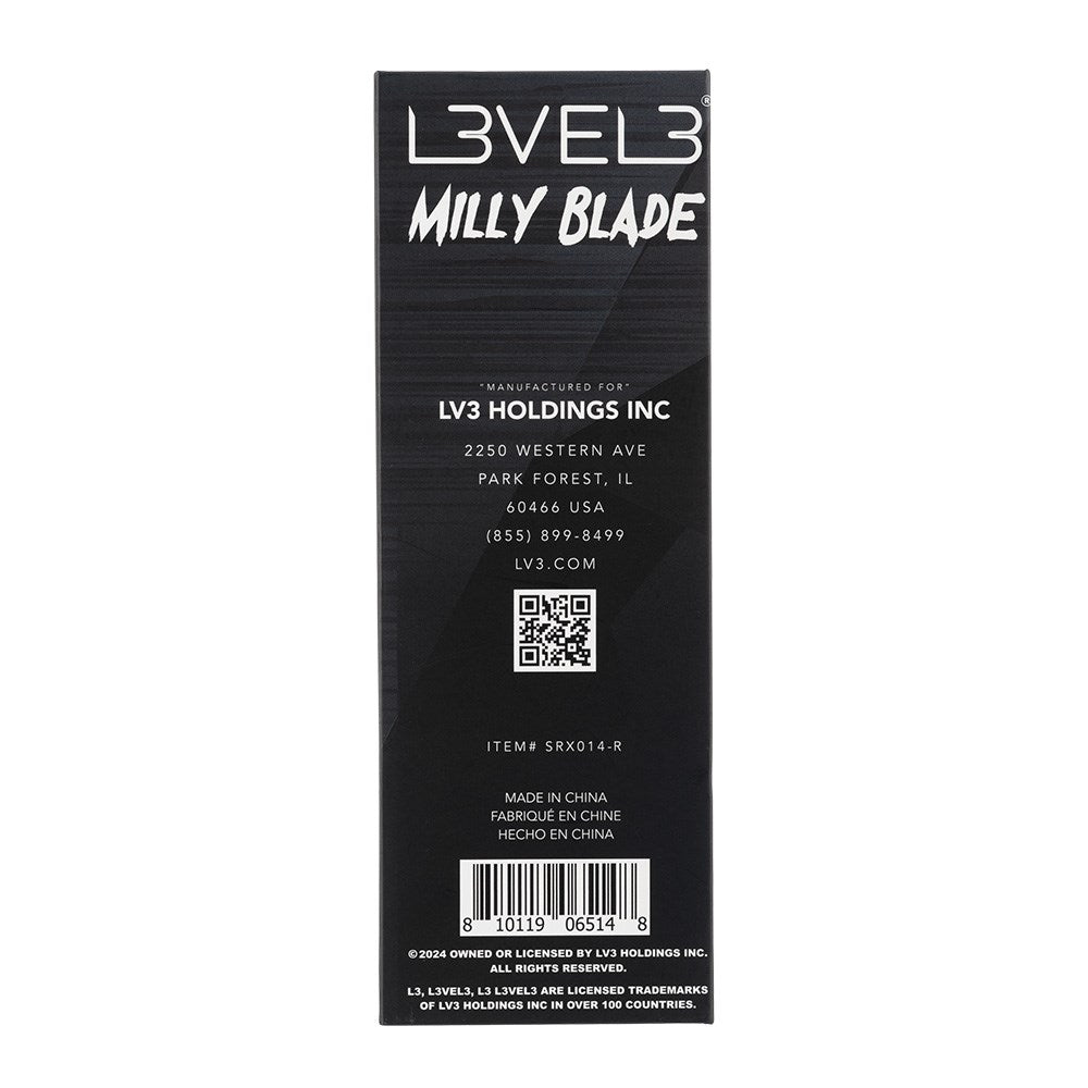 L3VEL3 Milly Blade Razor Holder - Red — product detail 2