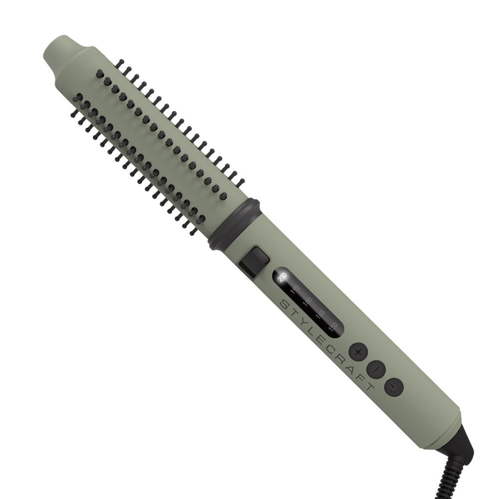 StyleCraft by Silver Bullet Sage Retractable Hot Brush & Curling Iron 32mm