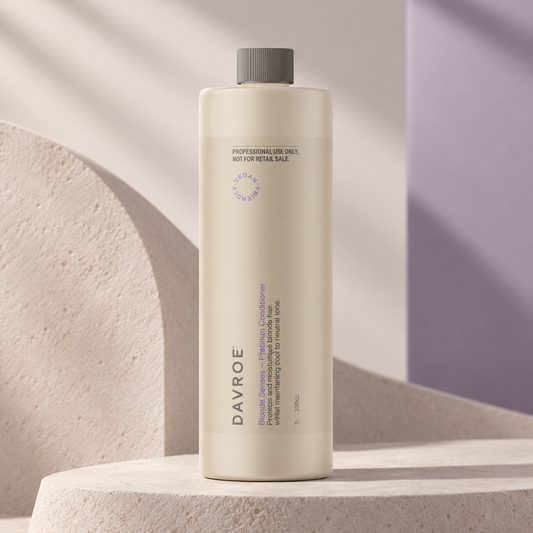Davroe Blonde Senses Platinum Conditioner 1L — studio product photograph