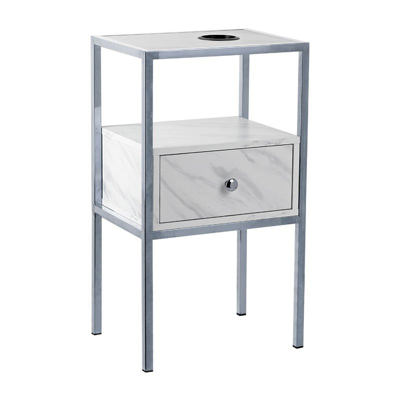 Merton Chrome Marble Pattern Working Station T306 — photo 1