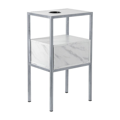 Merton Chrome Marble Pattern Working Station T306 — photo 2