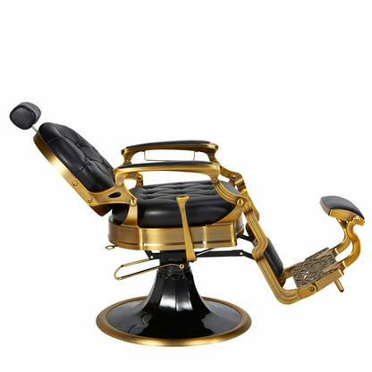 Lusso Barber Chair Black & Gold — photo 3