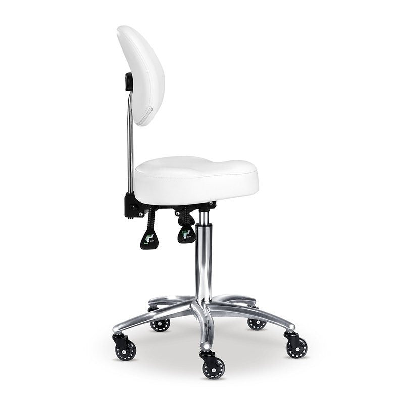 Edd Stool with Back Rest White — photo 2