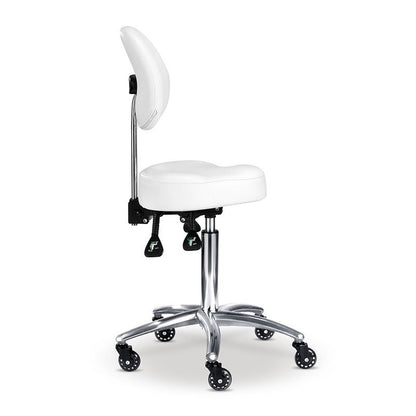 Edd Stool with Back Rest White — photo 2