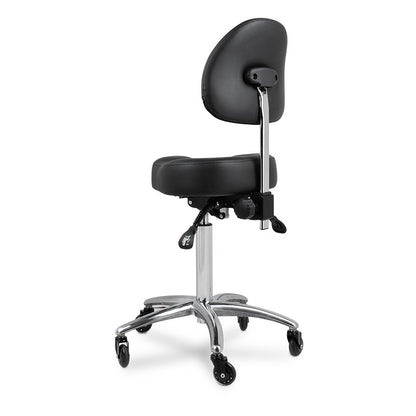 Edd Stool with Back Rest Black — photo 3