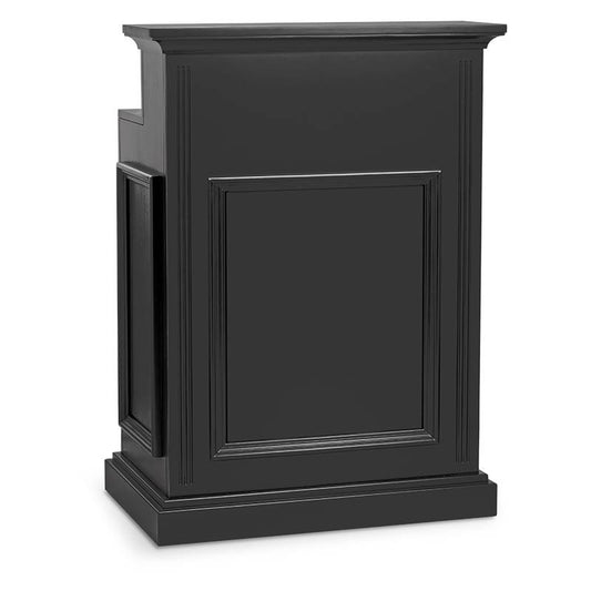 William D Reception Desk Black — photo 1