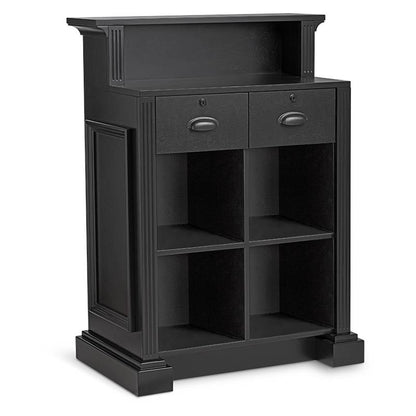 William D Reception Desk Black — photo 2