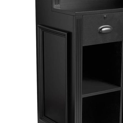 William D Reception Desk Black — photo 5