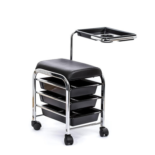 Viva Pedicure Cart Stool/Trolley with Shelves M3001 — photo 1