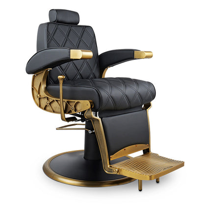 Hogo Barber Chair Matte Gold Frame — photo 1