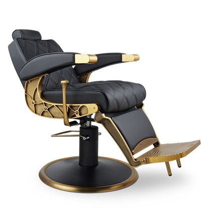 Hogo Barber Chair Matte Gold Frame — photo 2