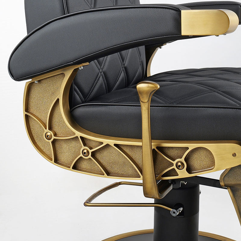 Hogo Barber Chair Matte Gold Frame — photo 7
