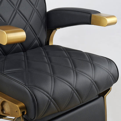 Hogo Barber Chair Matte Gold Frame — photo 8