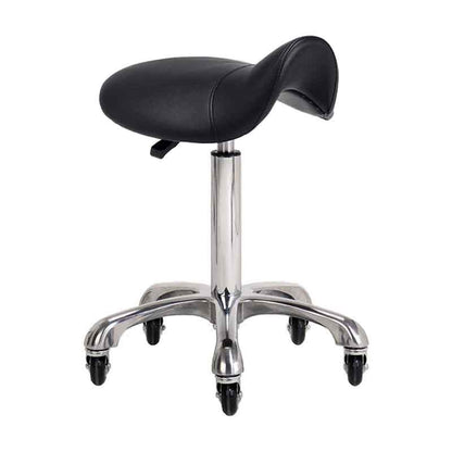 Ian Saddle Middle Stool Black — photo 1