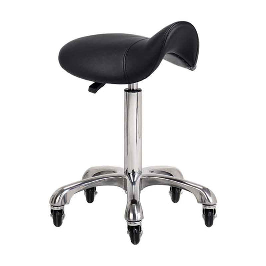 Ian Saddle Middle Stool Black — photo 1
