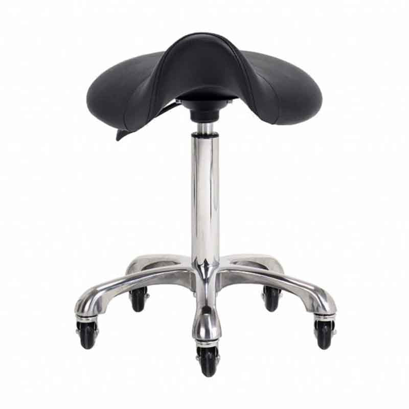 Ian Saddle Middle Stool Black — photo 4