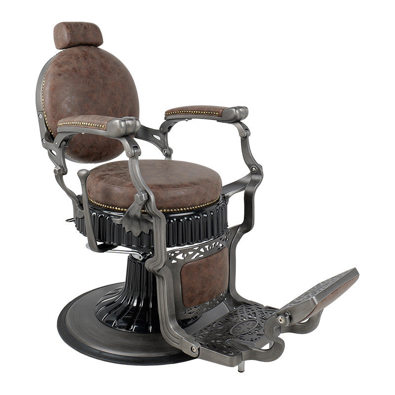 New York Barber Chair Matte Brown — photo 1