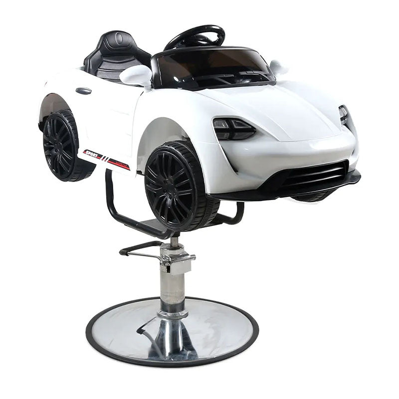 Kids Salon Chair - Porsche White Car — photo 1