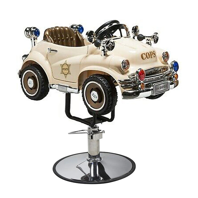 Kids Salon Chair - Police Beige Car — photo 1