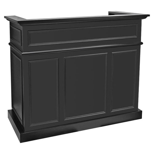 Ebony Reception Desk Black — photo 1