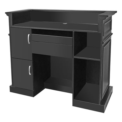 Ebony Reception Desk Black — photo 3