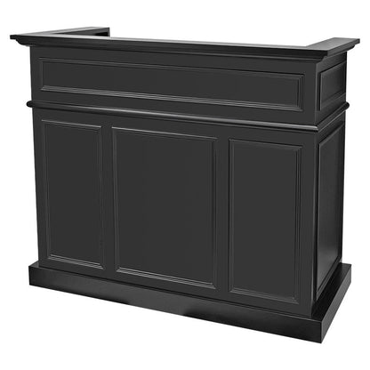 Ebony Reception Desk Black — photo 5