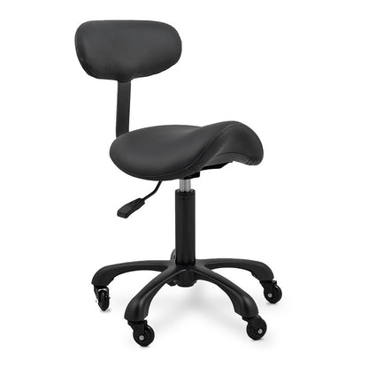 Farlap Stool with Backrest  Black — photo 1