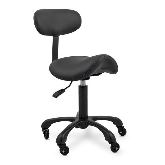 Farlap Stool with Backrest  Black — photo 1