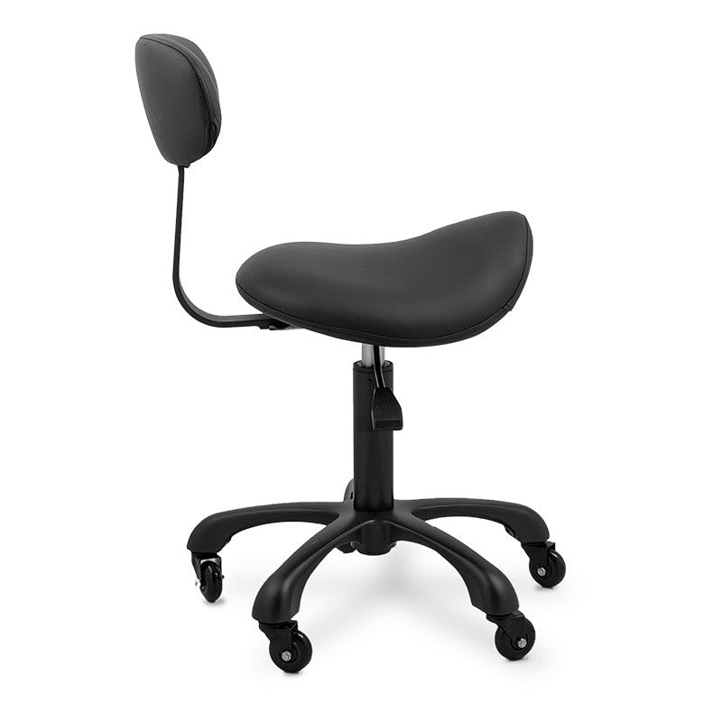 Farlap Stool with Backrest  Black — photo 3
