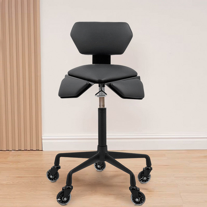 Geo Stool with Backrest  Black — photo 3