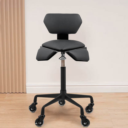 Geo Stool with Backrest  Black — photo 3