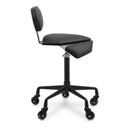Geo Stool with Backrest  Black — photo 4