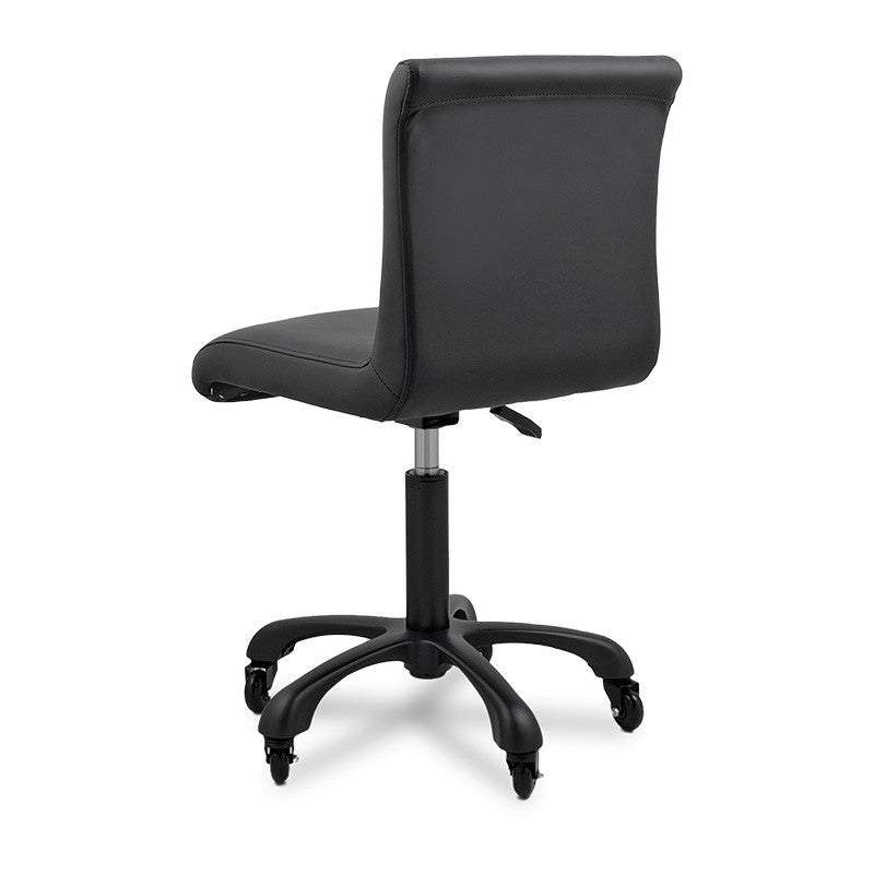 Breki Stool with Backrest Black — photo 3
