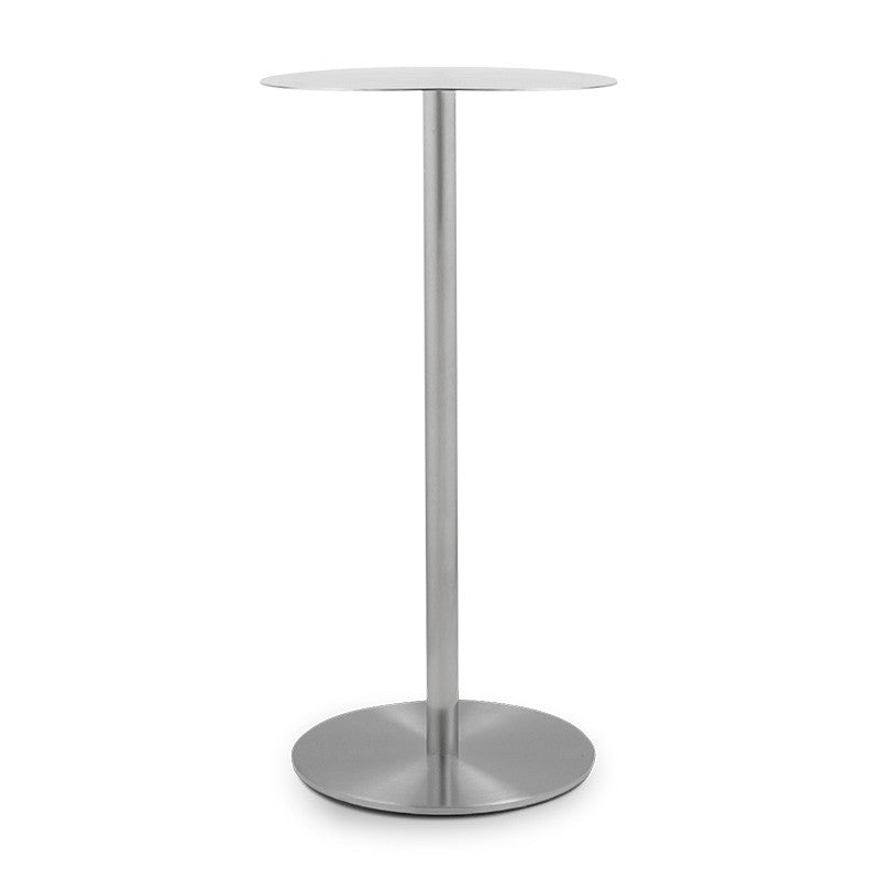 Indus Stainless Steel Tall Side Table - Chrome — photo 1