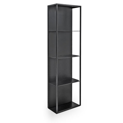 Stan Metal Display Shelf with back LED Light - Black — photo 1