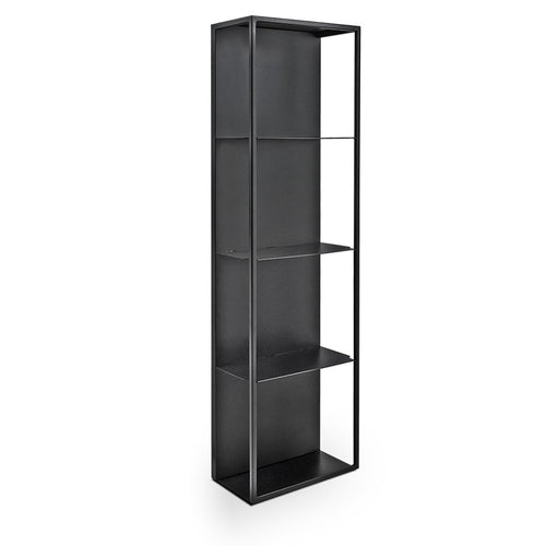 Stan Metal Display Shelf with back LED Light - Black — photo 1